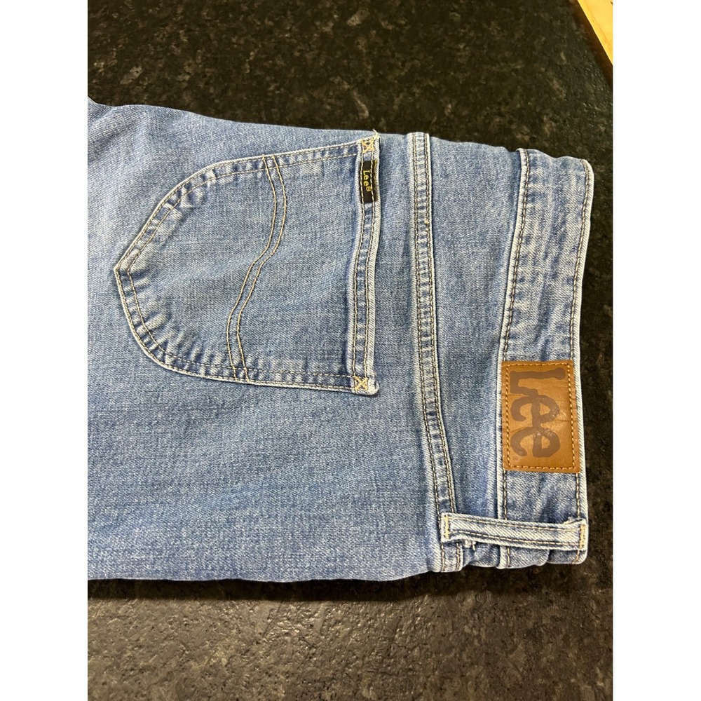 Lee Womens Vintage Straight Leg Jeans Medium Wash Blue Size 20M